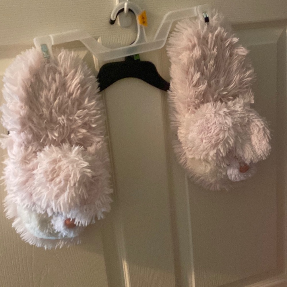 Pink Bunny Slippers